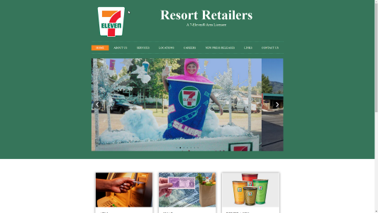Resort Retailers website