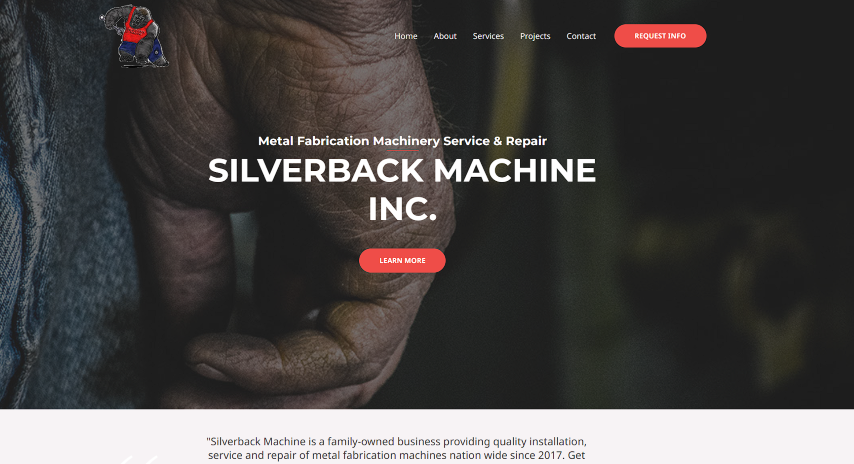 Silverback Machine website